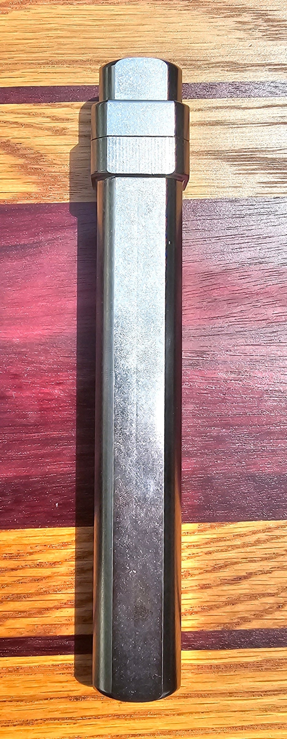 Cigar Tube Semi Gloss Nickel